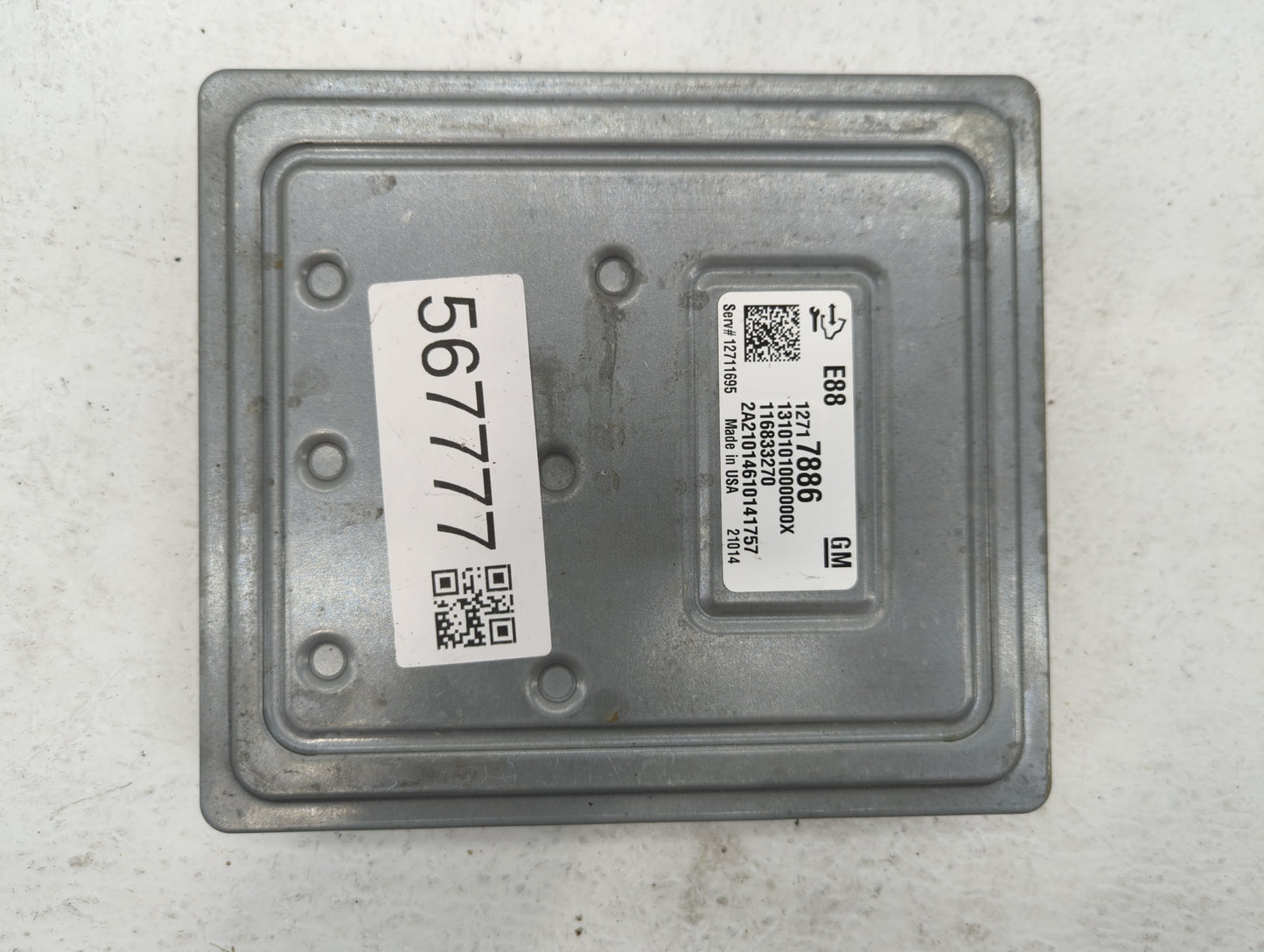 2020-2021 Chevrolet Malibu PCM Engine Control Computer ECU ECM PCU OEM P/N:12717886 Fits Fits 2020 2021 2022 OEM Used Auto P