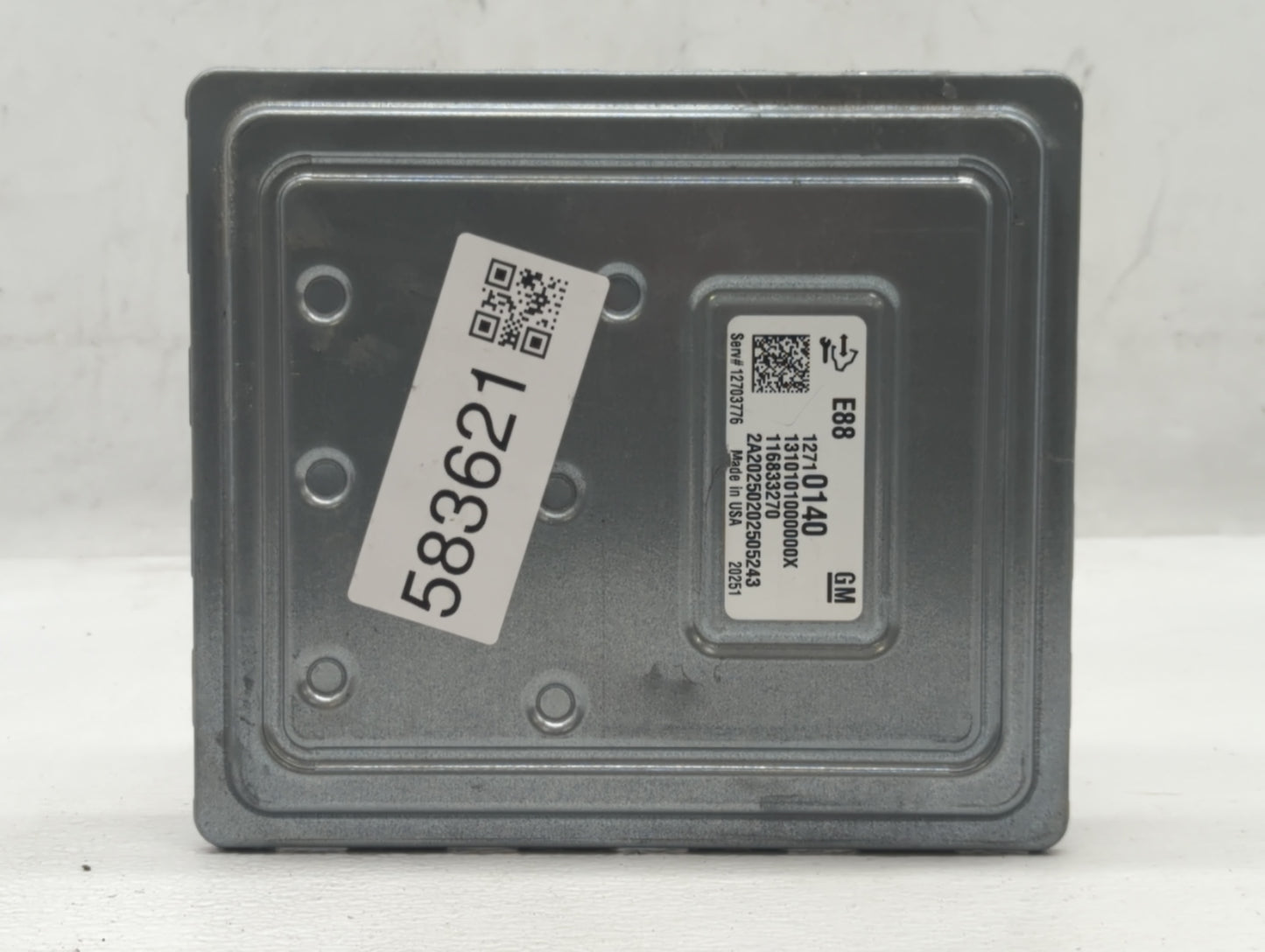 2020-2021 Chevrolet Malibu PCM Engine Control Computer ECU ECM PCU OEM P/N:12710140 Fits Fits 2020 2021 2022 OEM Used Auto P