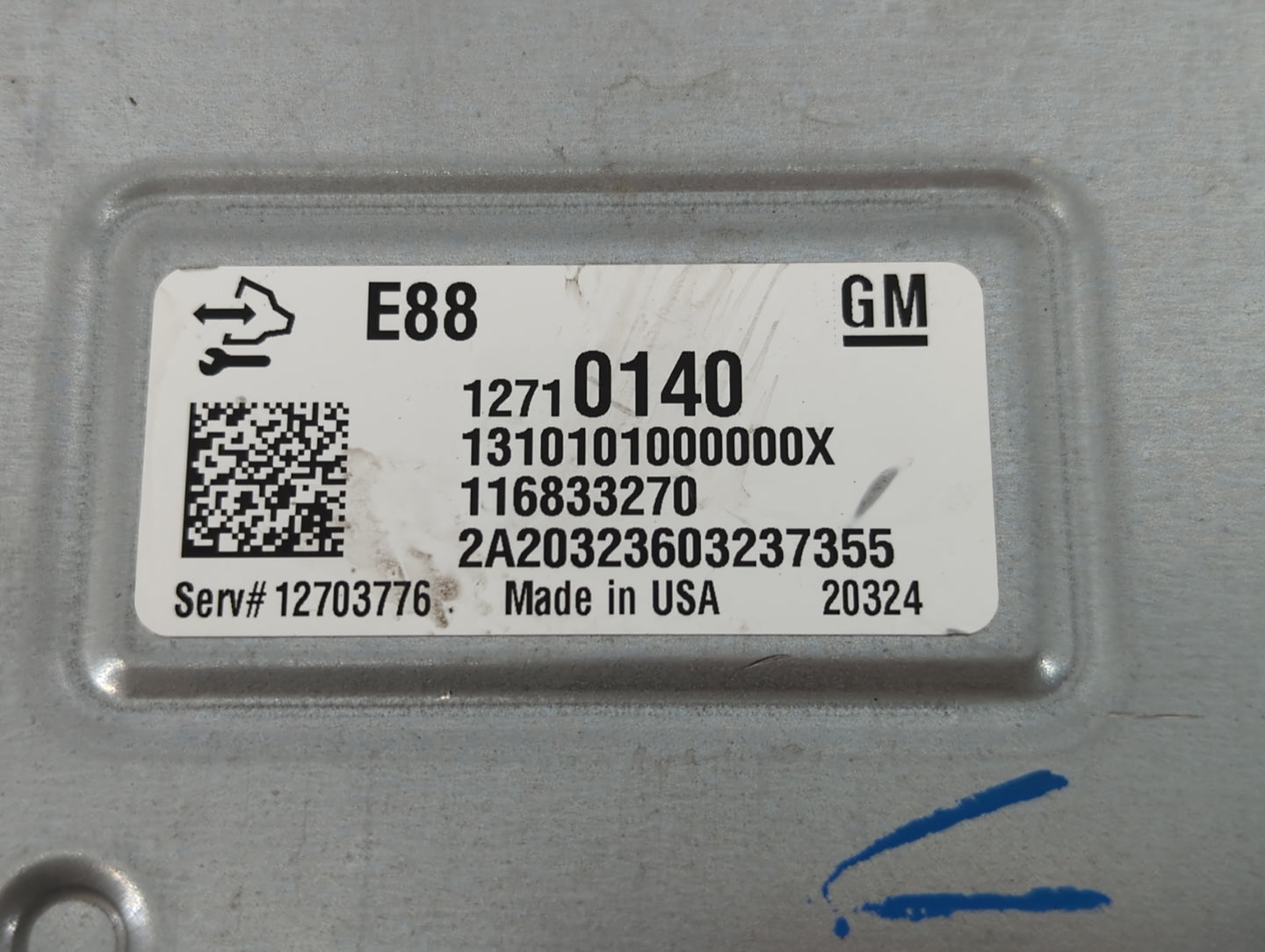2020-2021 Chevrolet Malibu PCM Engine Control Computer ECU ECM PCU OEM P/N:116833270 12710140 Fits Fits 2020 2021 2022 OEM U