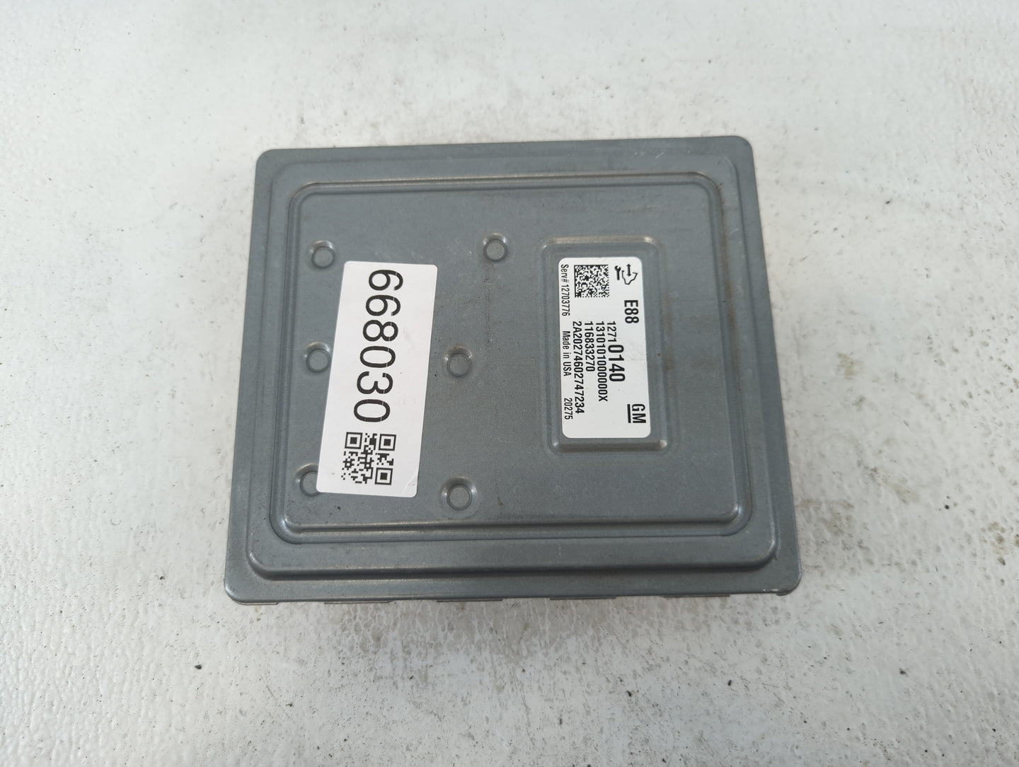 2020-2021 Chevrolet Malibu PCM Engine Control Computer ECU ECM PCU OEM P/N:12710140 Fits Fits 2020 2021 2022 OEM Used Auto P