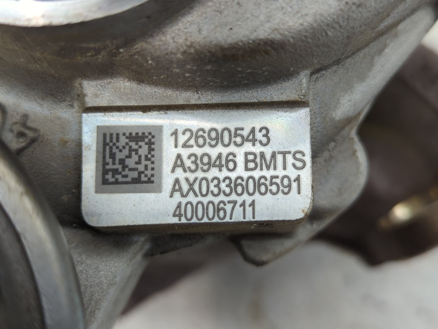 2016 Malibu Turbocharger Turbo Charger Super Charger Supercharger - Oemusedautoparts1.com