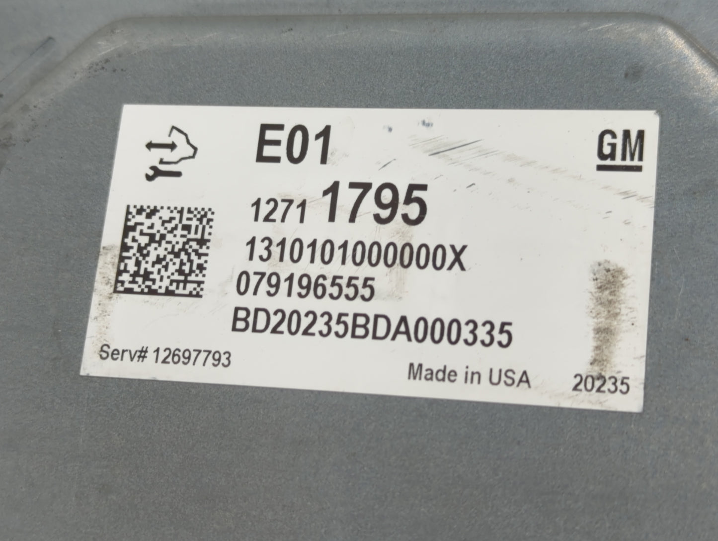 2021-2022 Chevrolet Silverado PCM Engine Control Computer ECU ECM PCU OEM P/N:12711795 Fits Fits 2020 2021 2022 OEM Used Aut