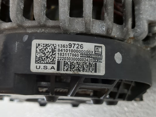 2019-2022 Chevrolet Silverado 1500 Alternator Replacement Generator Charging Assembly Engine OEM P/N:13539726 Fits OEM Used Auto Parts