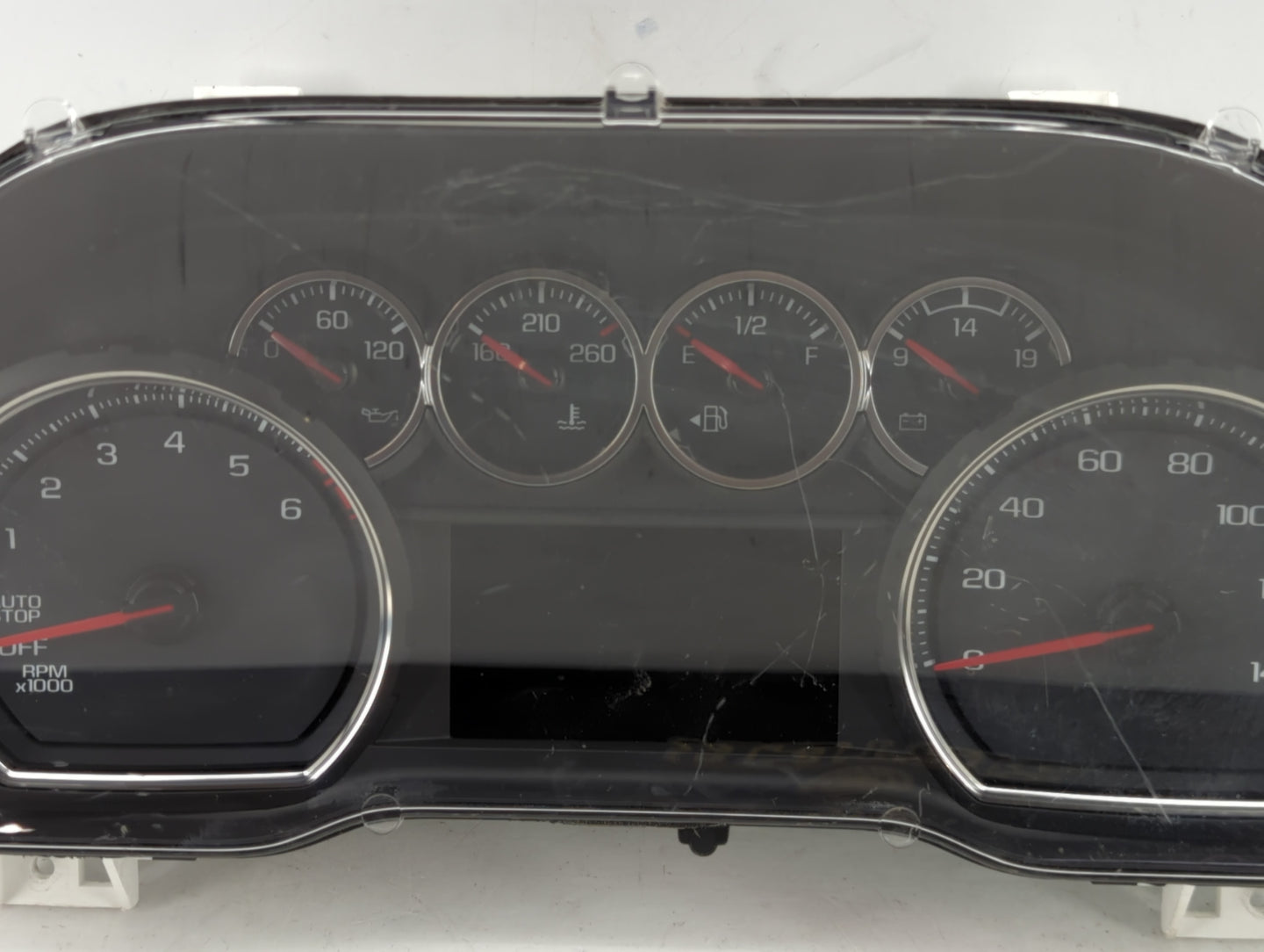 2021-2022 Chevrolet Silverado 1500 Instrument Cluster Speedometer Gauges P/N:812610798 84911463 Fits Fits 2021 2022 OEM Used
