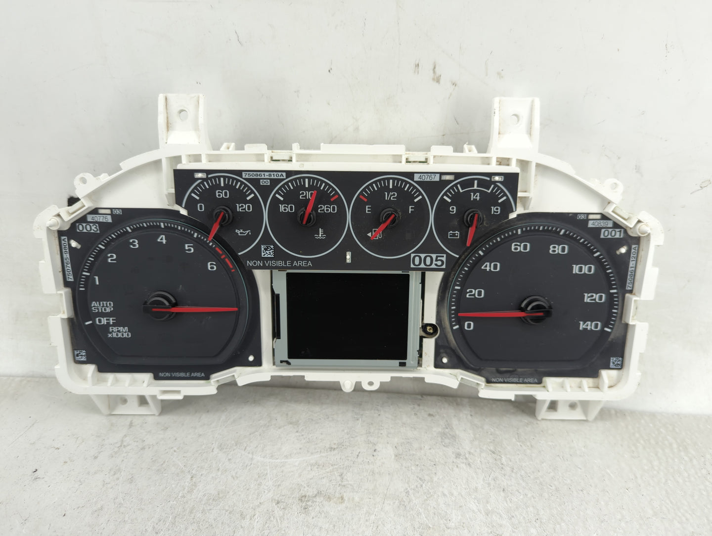 2021-2022 Chevrolet Silverado 1500 Instrument Cluster Speedometer Gauges P/N:84934301 Fits Fits 2021 2022 OEM Used Auto Part