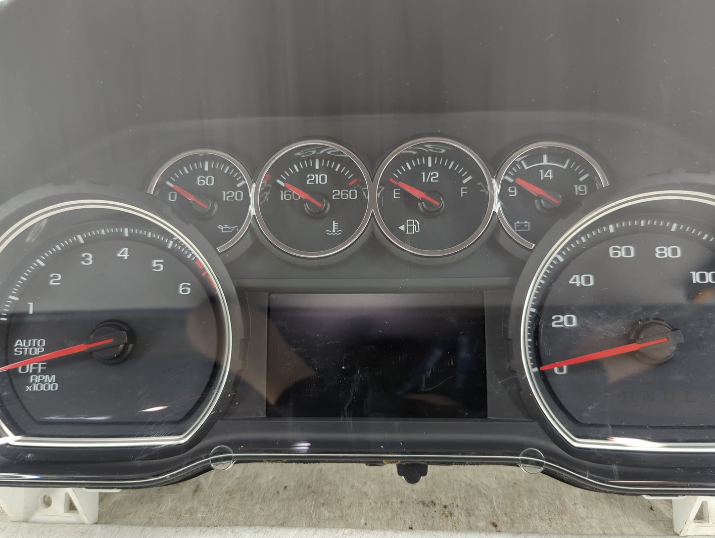 2021-2022 Chevrolet Silverado 1500 Instrument Cluster Speedometer Gauges P/N:84960242 Fits Fits 2021 2022 OEM Used Auto Part