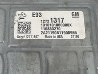 2019-2021 Chevrolet Silverado 1500 PCM Engine Control Computer ECU ECM PCU OEM P/N:12721317 12711867 Fits Fits 2019 2020 202