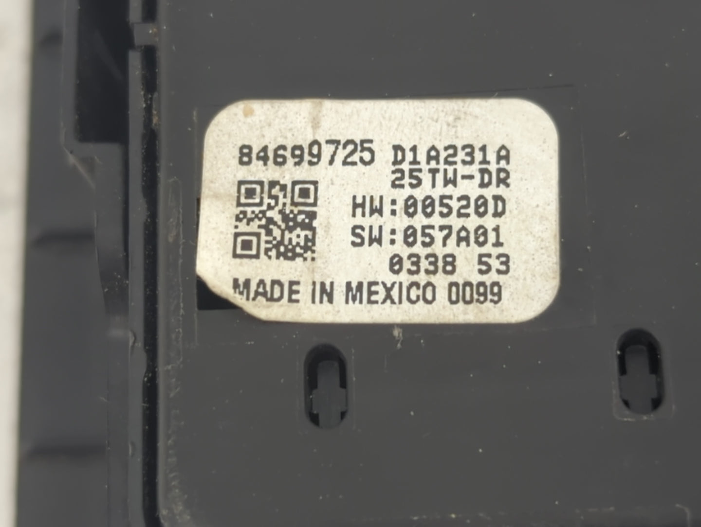 2019-2022 Chevrolet Silverado 1500 Master Power Window Switch Replacement Driver Side Left P/N:84699725 D1A231A Fits OEM Use