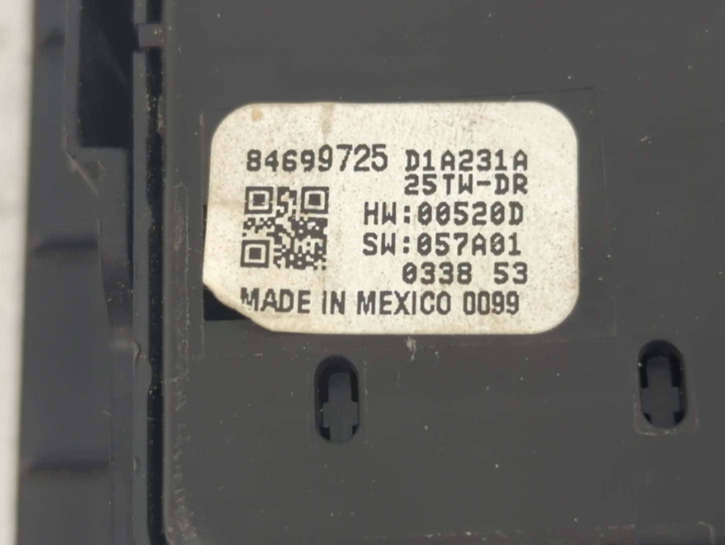 2019-2022 Chevrolet Silverado 1500 Master Power Window Switch Replacement Driver Side Left P/N:84699725 D1A231A Fits OEM Use