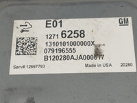 2021-2022 Chevrolet Silverado 1500 PCM Engine Control Computer ECU ECM PCU OEM P/N:12716258 Fits Fits 2020 2021 2022 OEM Use