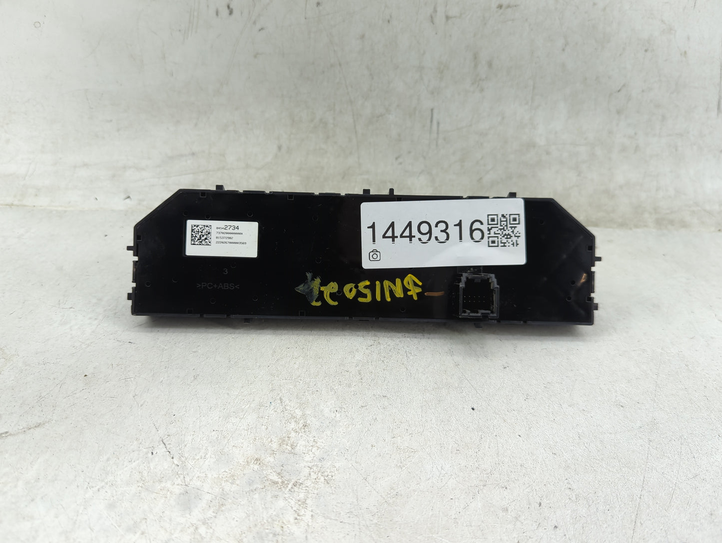 2019-2022 Chevrolet Silverado 1500 Climate Control Module Temperature AC/Heater Replacement P/N:84542734 7370200000000X Fits