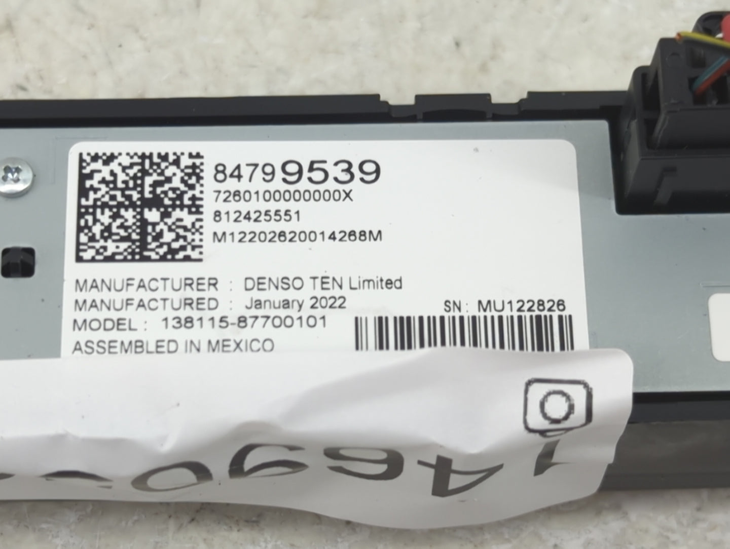 2021 Chevrolet Silverado 1500 PCM Engine Control Computer ECU ECM PCU OEM P/N:84799539 138115-87700101 Fits OEM Used Auto Pa