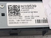 2019-2022 Chevrolet Silverado 1500 Radio Control Panel 1472701 - Oemusedautoparts1.com