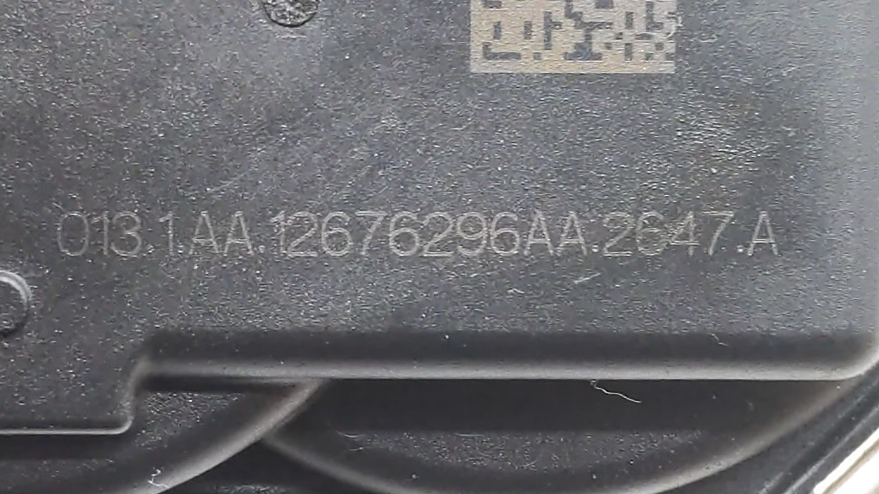 2016-2019 Chevrolet Silverado 1500 Throttle Body P/N:12669536AA 12676296AA, 12676296A Fits Fits 2016 2017 2018 2019 OEM Used