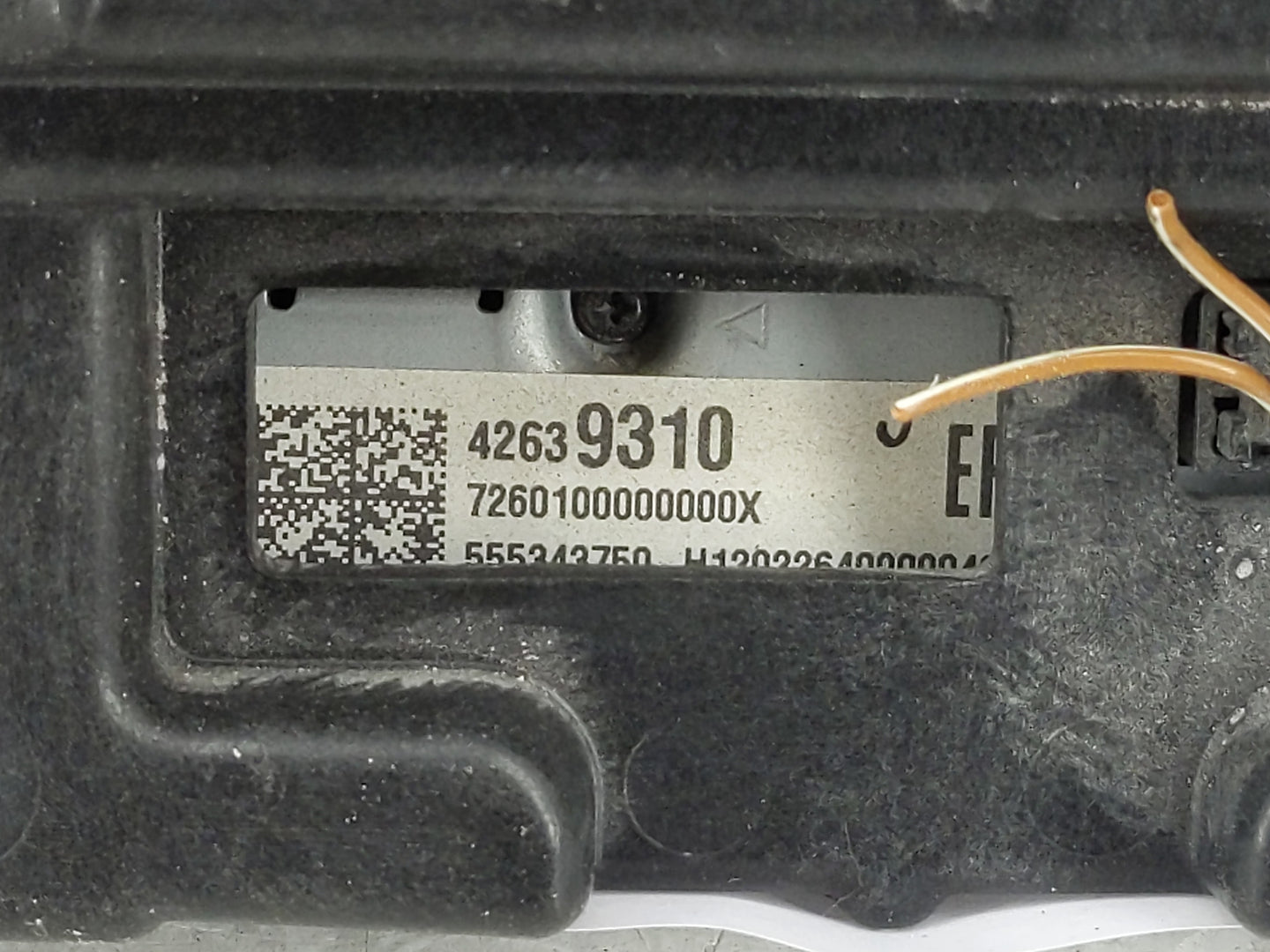 2021 Chevrolet Spark Radio AM FM Cd Player Receiver Replacement P/N:42639310 Fits OEM Used Auto Parts - Oemusedautoparts1.co