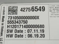 2020-2022 Chevrolet Spark Radio AM FM Cd Player Receiver Replacement P/N:42756549 Fits Fits 2020 2021 2022 OEM Used Auto Par