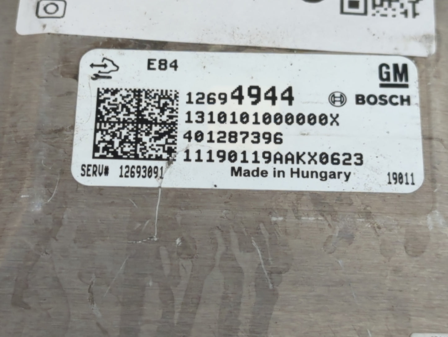 2019-2022 Chevrolet Spark PCM Engine Control Computer ECU ECM PCU OEM P/N:401287396 12694944 Fits Fits 2019 2020 2021 2022 O