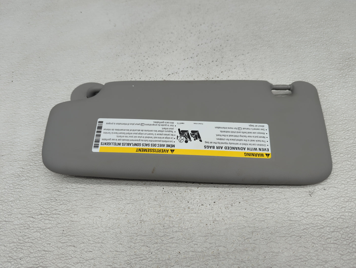2016-2022 Chevrolet Spark Sun Visor Shade Replacement Passenger Right Mirror Fits Fits 2016 2017 2018 2019 2020 2021 2022 OE