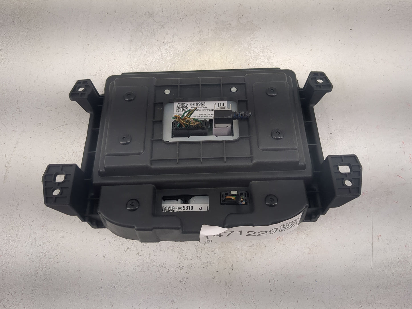 2019-2022 Chevrolet Spark Information Display Screen 1471229 - Oemusedautoparts1.com