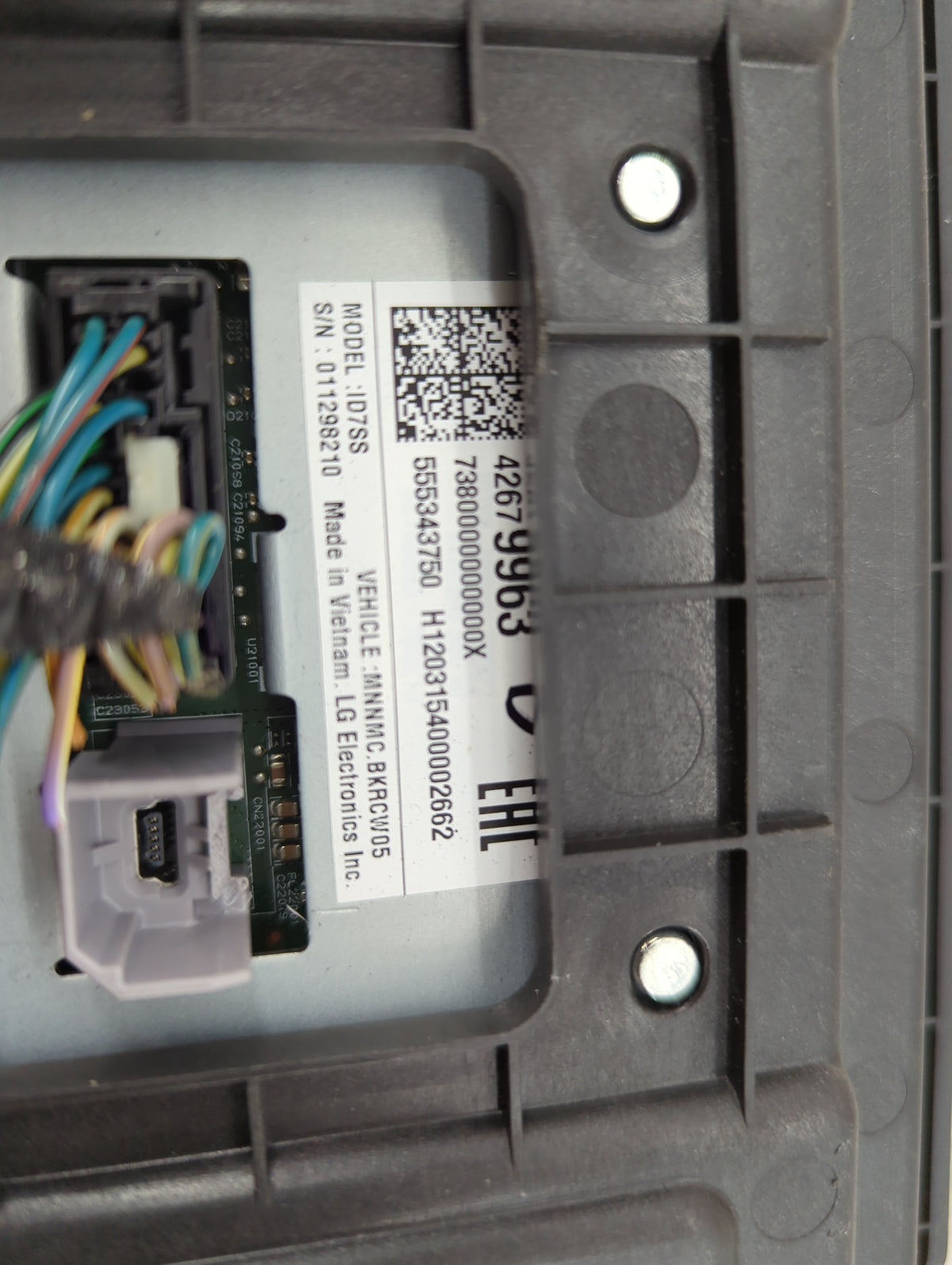 2019-2022 Chevrolet Spark Information Radio Display Screen 1514073 - Oemusedautoparts1.com