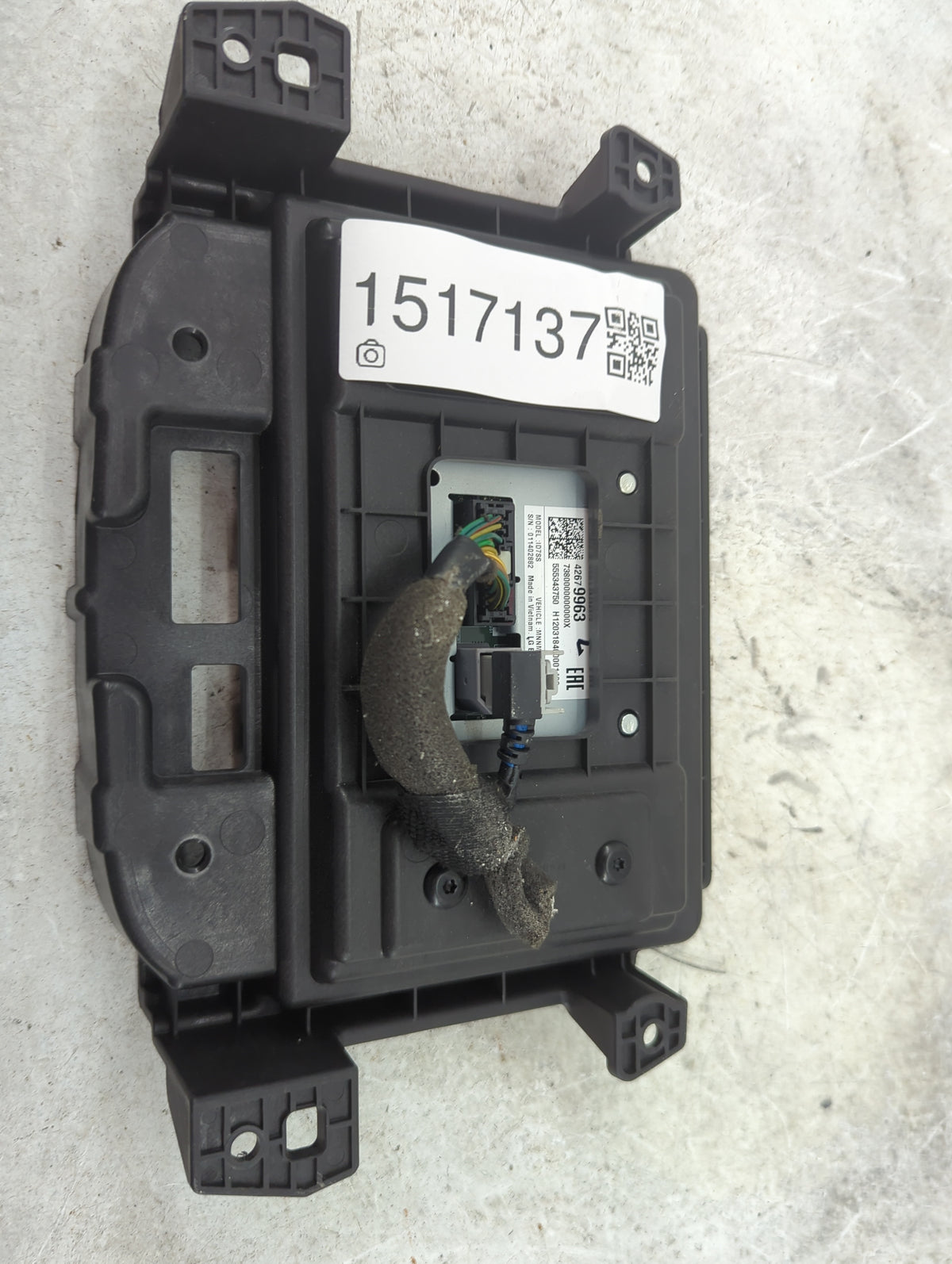 2019-2022 Chevrolet Spark Information Radio Display Screen Black - Oemusedautoparts1.com