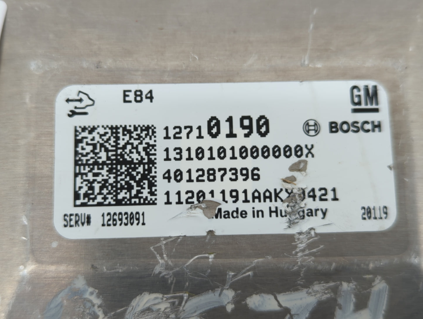 2019-2022 Chevrolet Spark PCM Engine Control Computer ECU ECM PCU OEM P/N:12710190 12693091 Fits Fits 2019 2020 2021 2022 OE