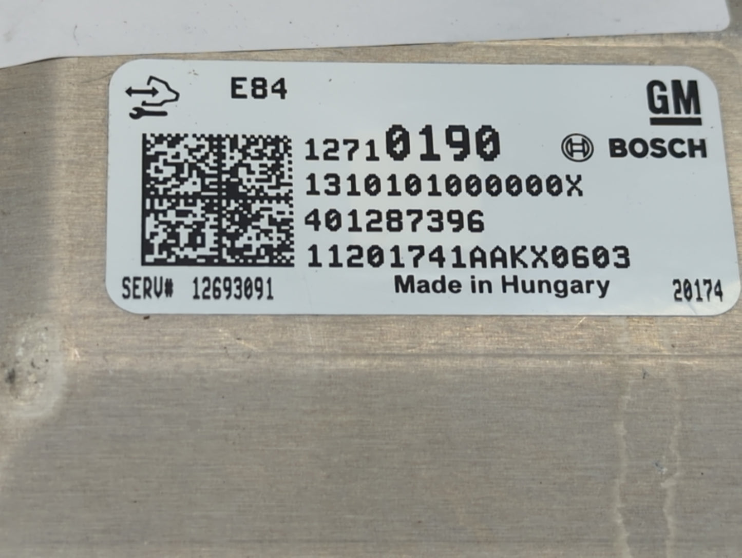 2019-2022 Chevrolet Spark PCM Engine Control Computer ECU ECM PCU OEM P/N:12710190 Fits Fits 2019 2020 2021 2022 OEM Used Au