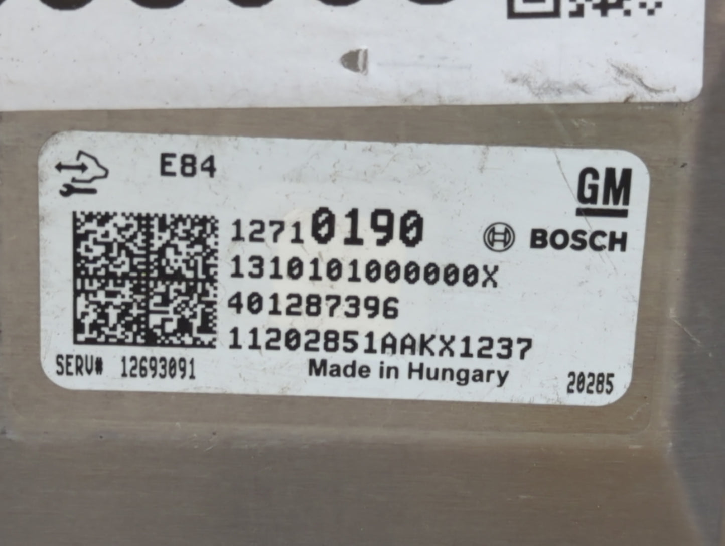 2019-2022 Chevrolet Spark PCM Engine Control Computer ECU ECM PCU OEM P/N:12710190 Fits Fits 2019 2020 2021 2022 OEM Used Au