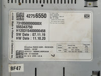 2020-2022 Chevrolet Spark Radio AM FM Cd Player Receiver Replacement P/N:42756550 Fits Fits 2020 2021 2022 OEM Used Auto Par