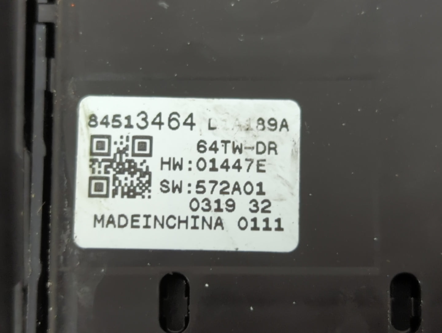 2021-2022 Chevrolet Trailblazer Master Power Window Switch Replacement Driver Side Left P/N:84513464 Fits OEM Used Auto Part