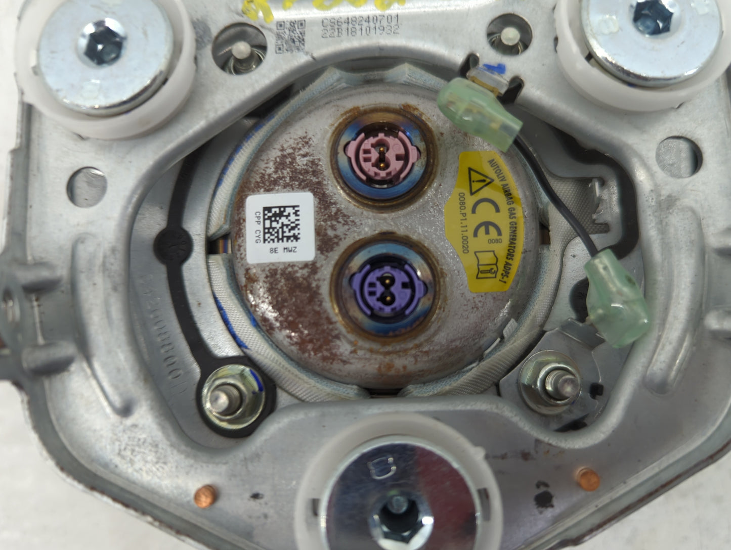 2021-2022 Chevrolet Trailblazer Air Bag Driver Left Steering Wheel Mounted P/N:60006225 Fits Fits 2021 2022 OEM Used Auto Pa
