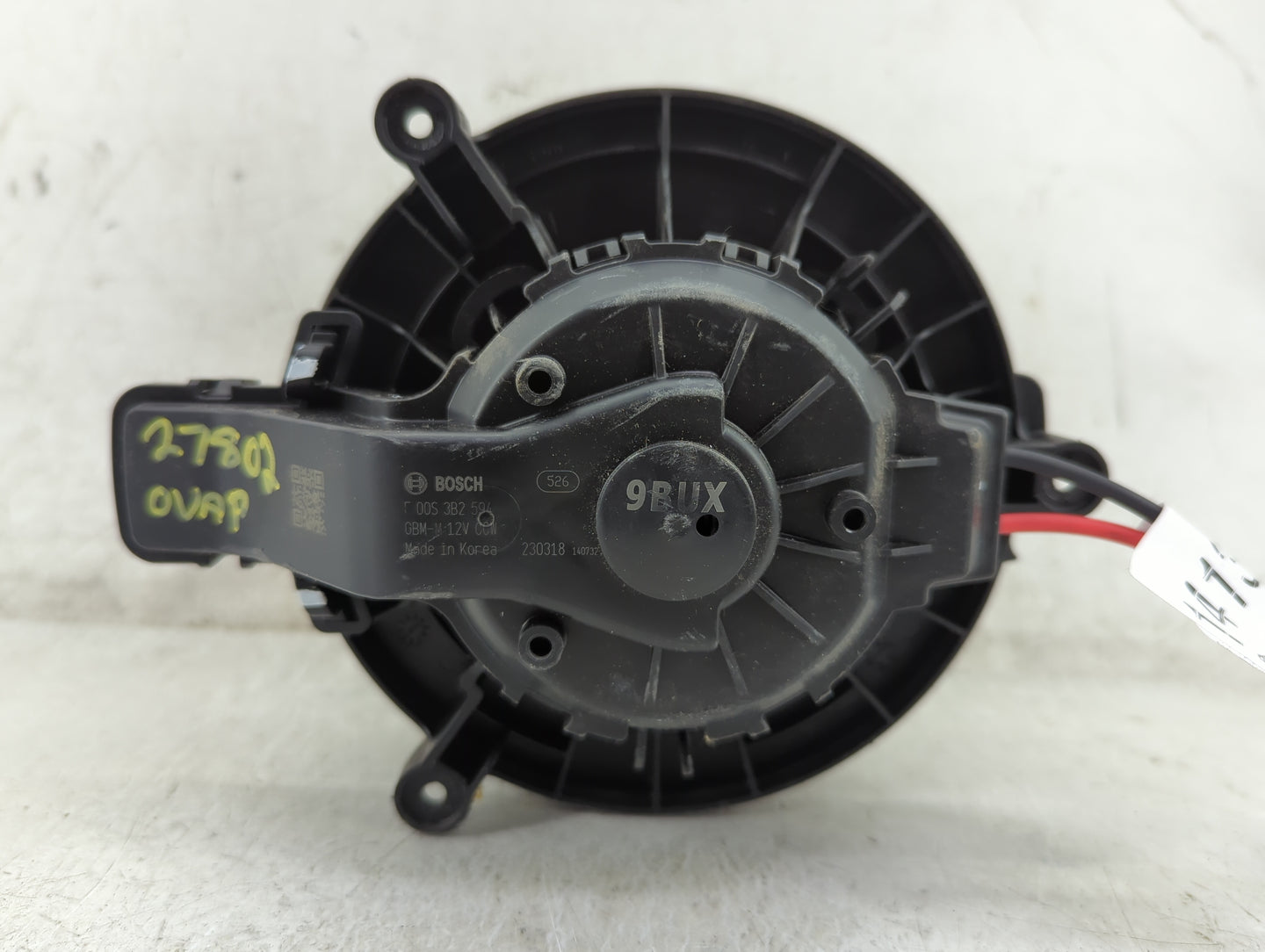 2021 Chevrolet Trailblazer Heater AC Blower Motor P/N:F00S3B2594 Fits OEM Used Auto Parts - Oemusedautoparts1.com