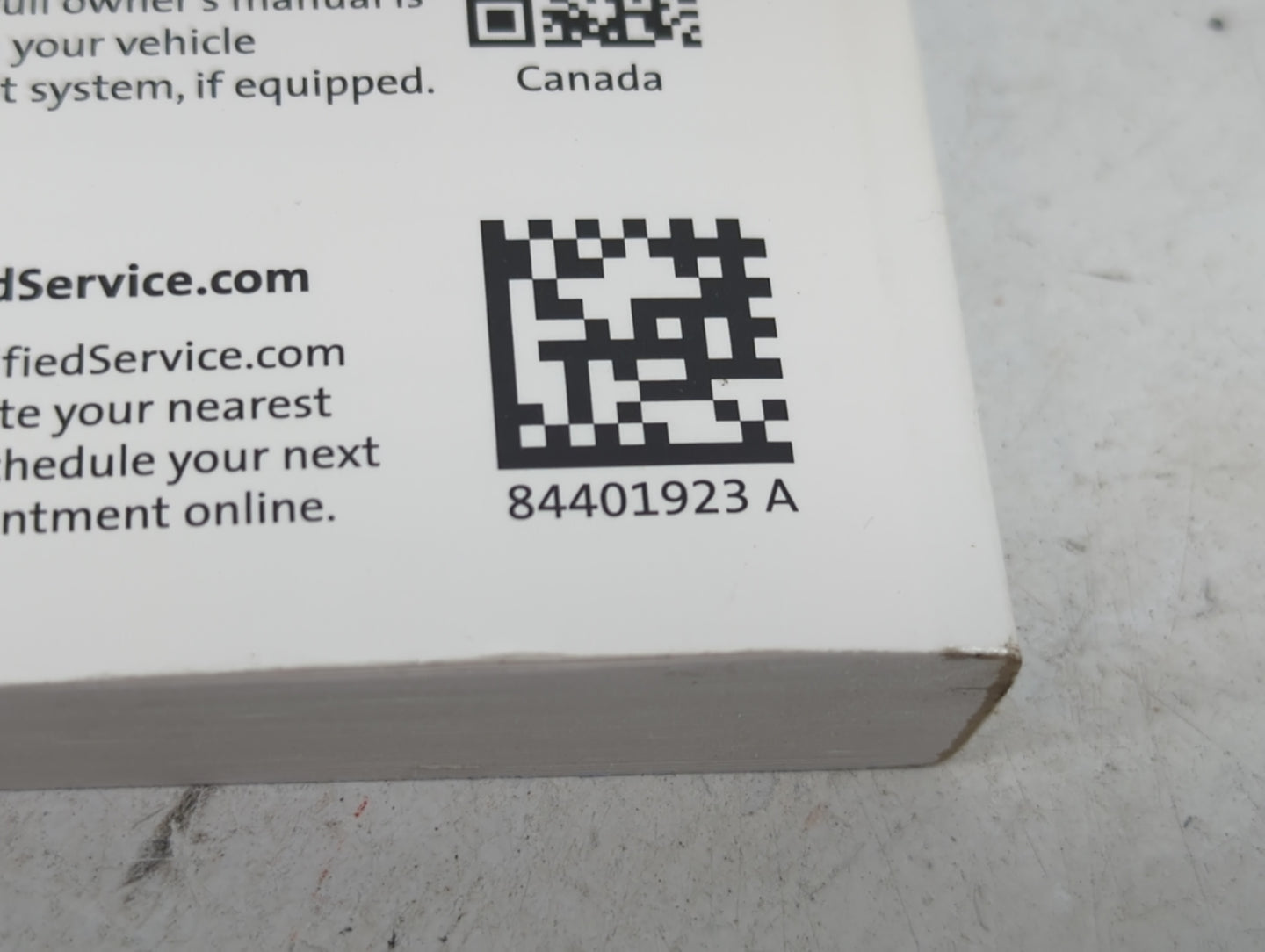 2021 Chevrolet Trailblazer Owners Manual Book Guide P/N:84401923 OEM Used Auto Parts - Oemusedautoparts1.com