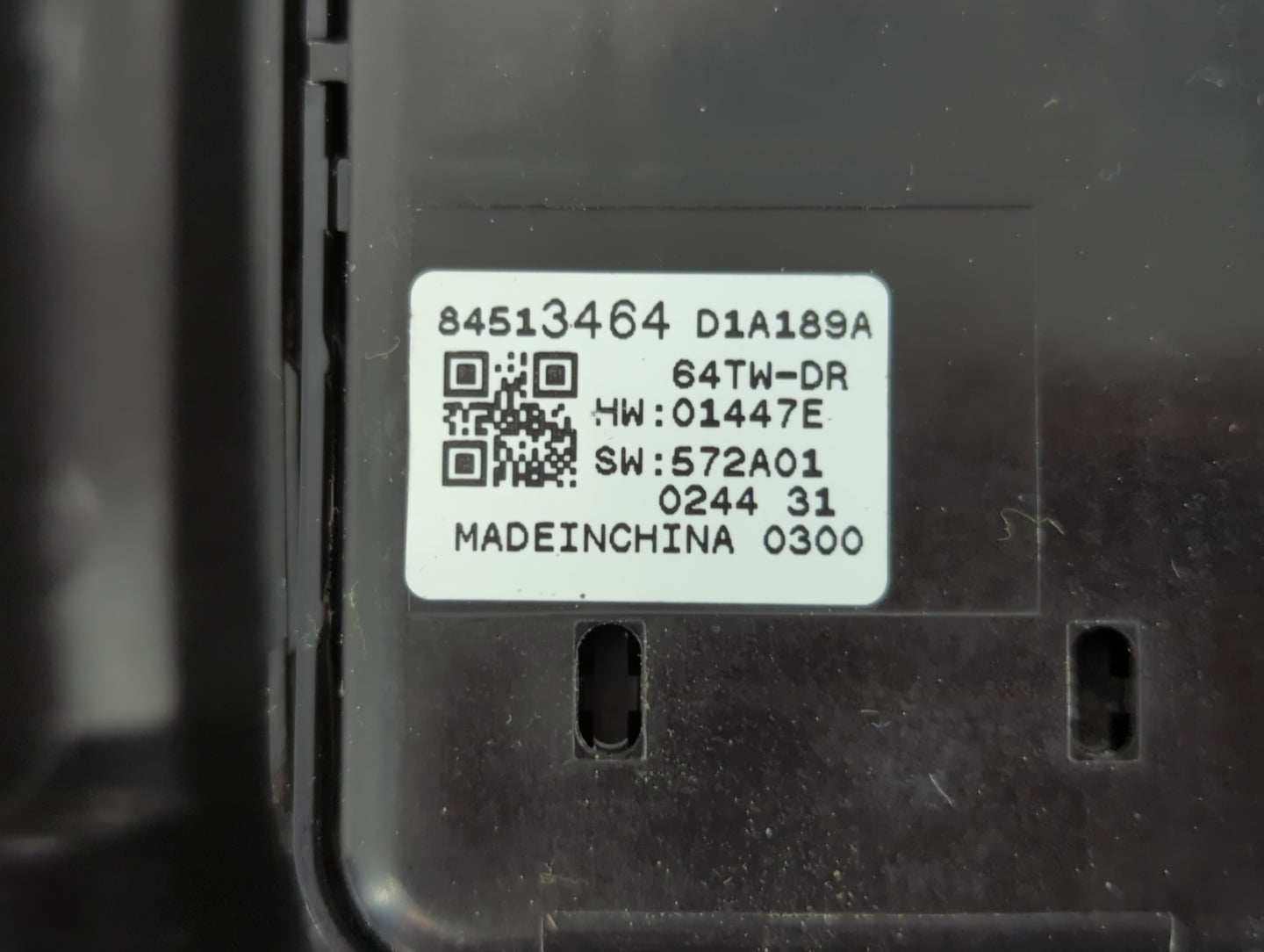2021-2022 Chevrolet Trailblazer Master Power Window Switch Replacement Driver Side Left P/N:84513464 Fits OEM Used Auto Part