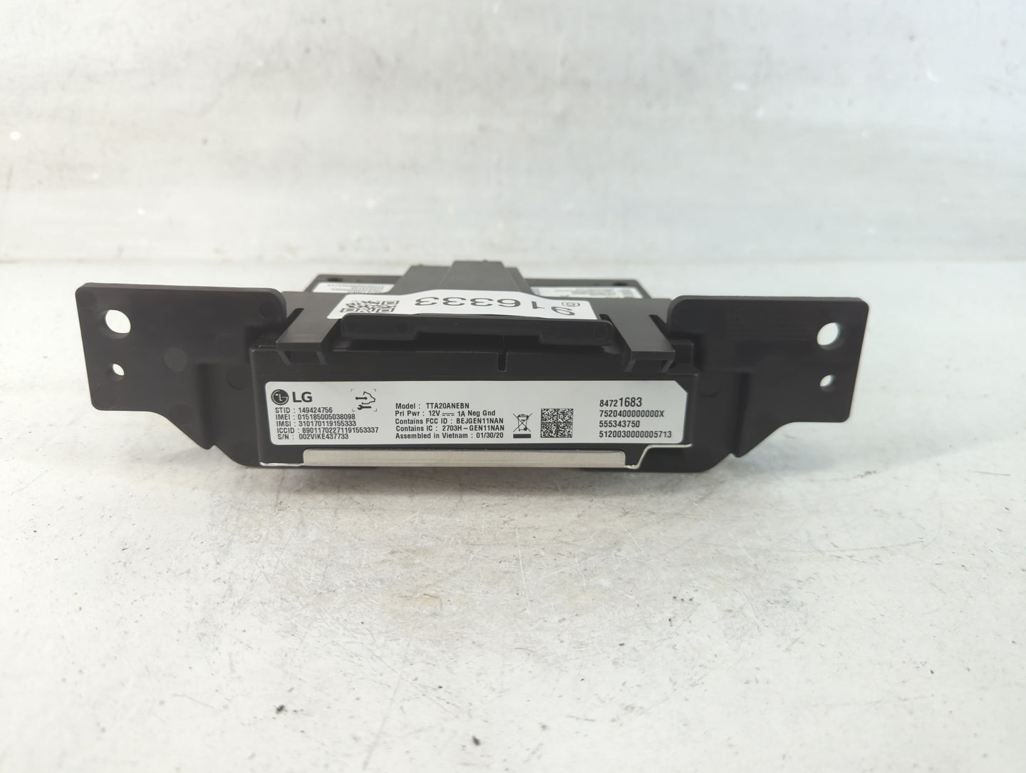 2021 Chevrolet Trailblazer Radio AM FM Cd Player Receiver Replacement P/N:84721683 Fits OEM Used Auto Parts - Oemusedautopar
