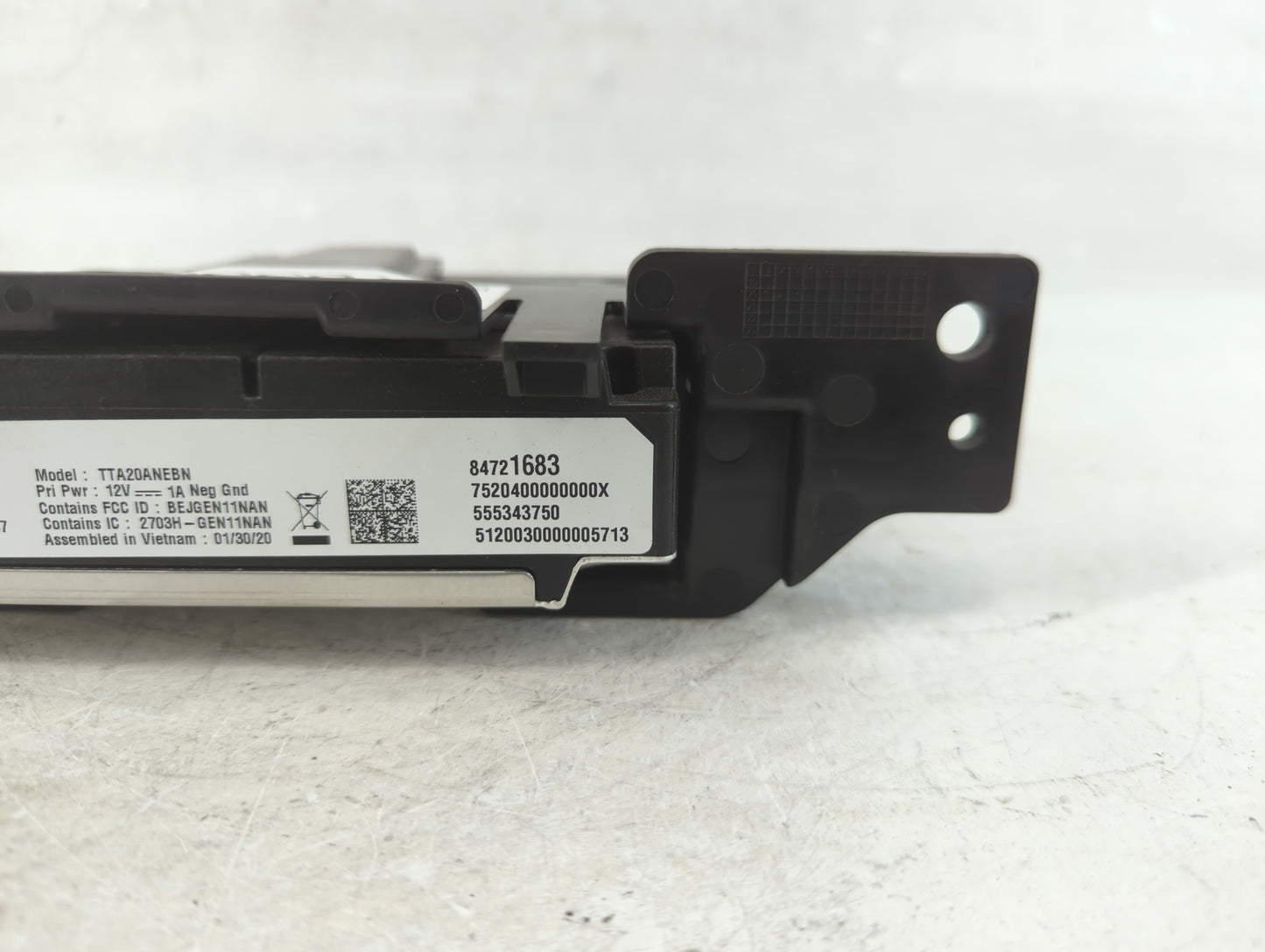 2021 Chevrolet Trailblazer Radio AM FM Cd Player Receiver Replacement P/N:84721683 Fits OEM Used Auto Parts - Oemusedautopar