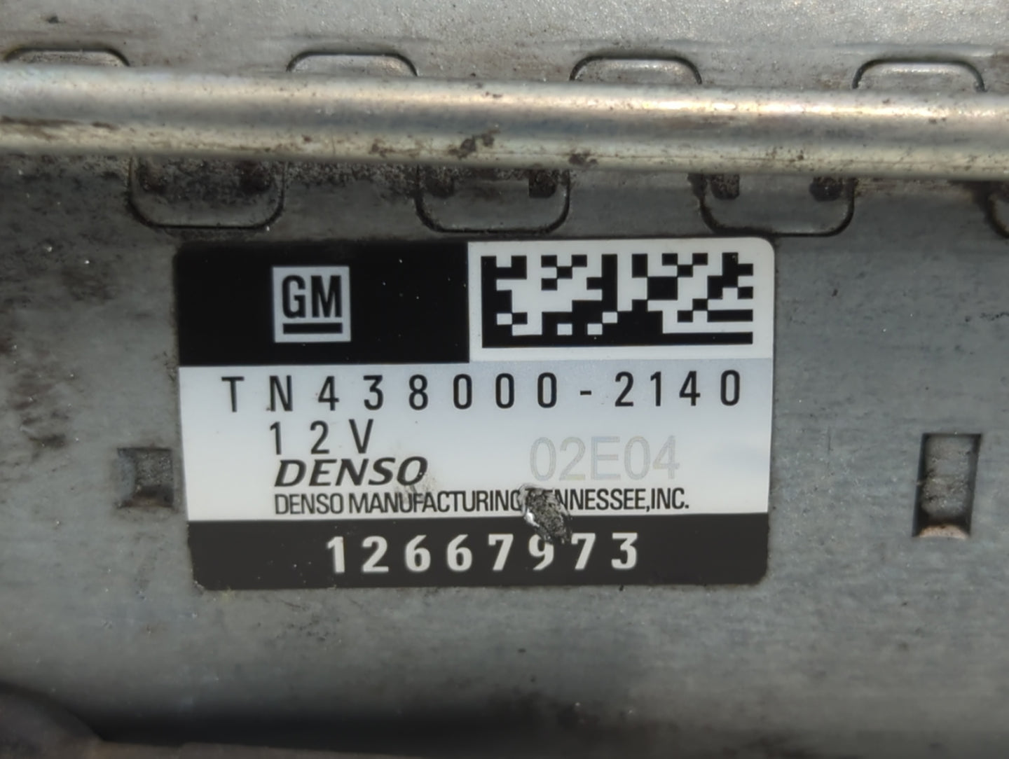 2018-2022 Chevrolet Traverse Car Starter Motor Solenoid OEM P/N:TN438000-2140 12667973 Fits OEM Used Auto Parts - Oemusedaut