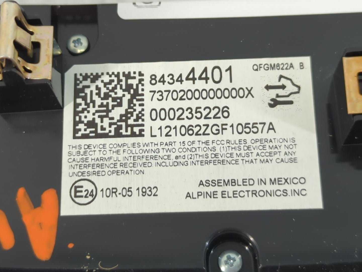 2018-2022 Chevrolet Traverse Climate Control Module Temperature AC/Heater Replacement P/N:84344401 Fits OEM Used Auto Parts 