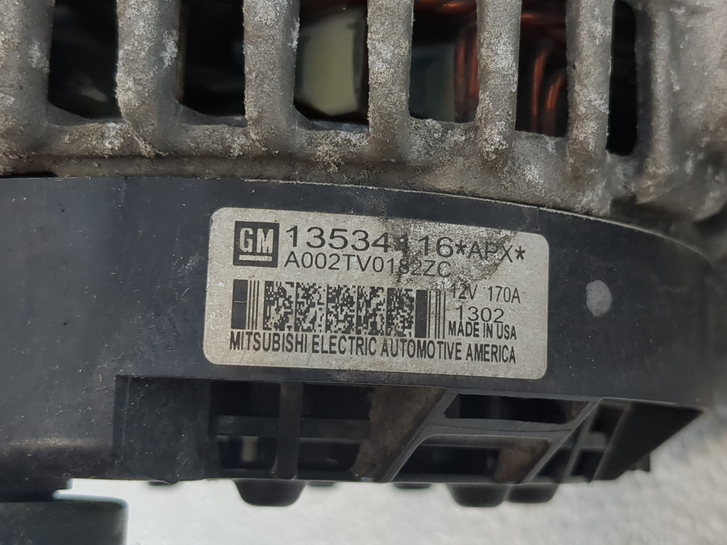 2018-2022 Chevrolet Traverse Alternator Replacement Generator Charging Assembly Engine OEM P/N:13534116 Fits OEM Used Auto P