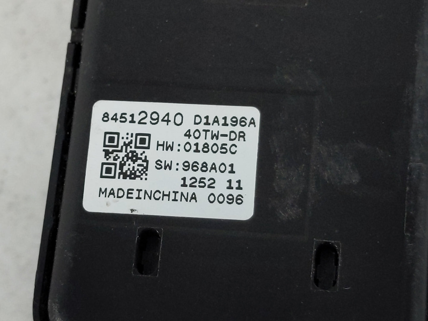2021-2022 Chevrolet Traverse Master Power Window Switch Replacement Driver Side Left P/N:84512940 84139693 Fits OEM Used Aut