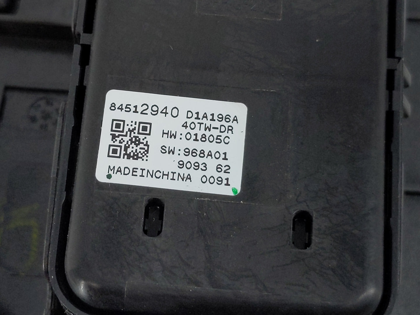 2021-2022 Chevrolet Traverse Master Power Window Switch Replacement Driver Side Left P/N:84512940 84139693 Fits OEM Used Aut