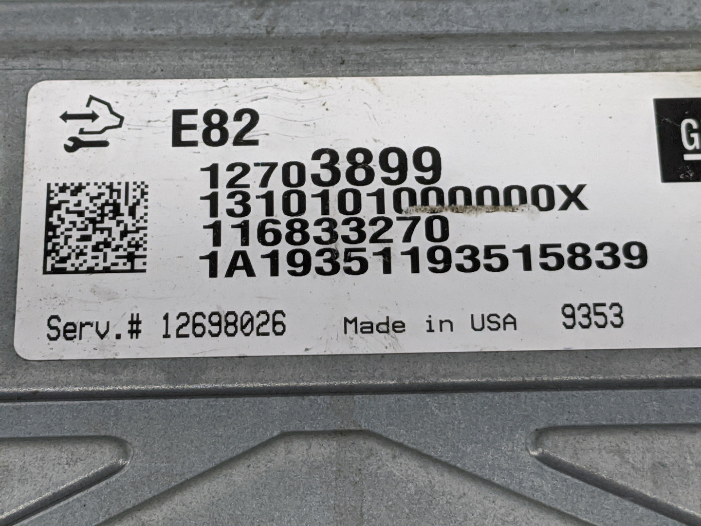 2018-2022 Chevrolet Traverse PCM Engine Control Computer ECU ECM PCU OEM P/N:12709247 Fits Fits 2016 2017 2018 2019 2020 202