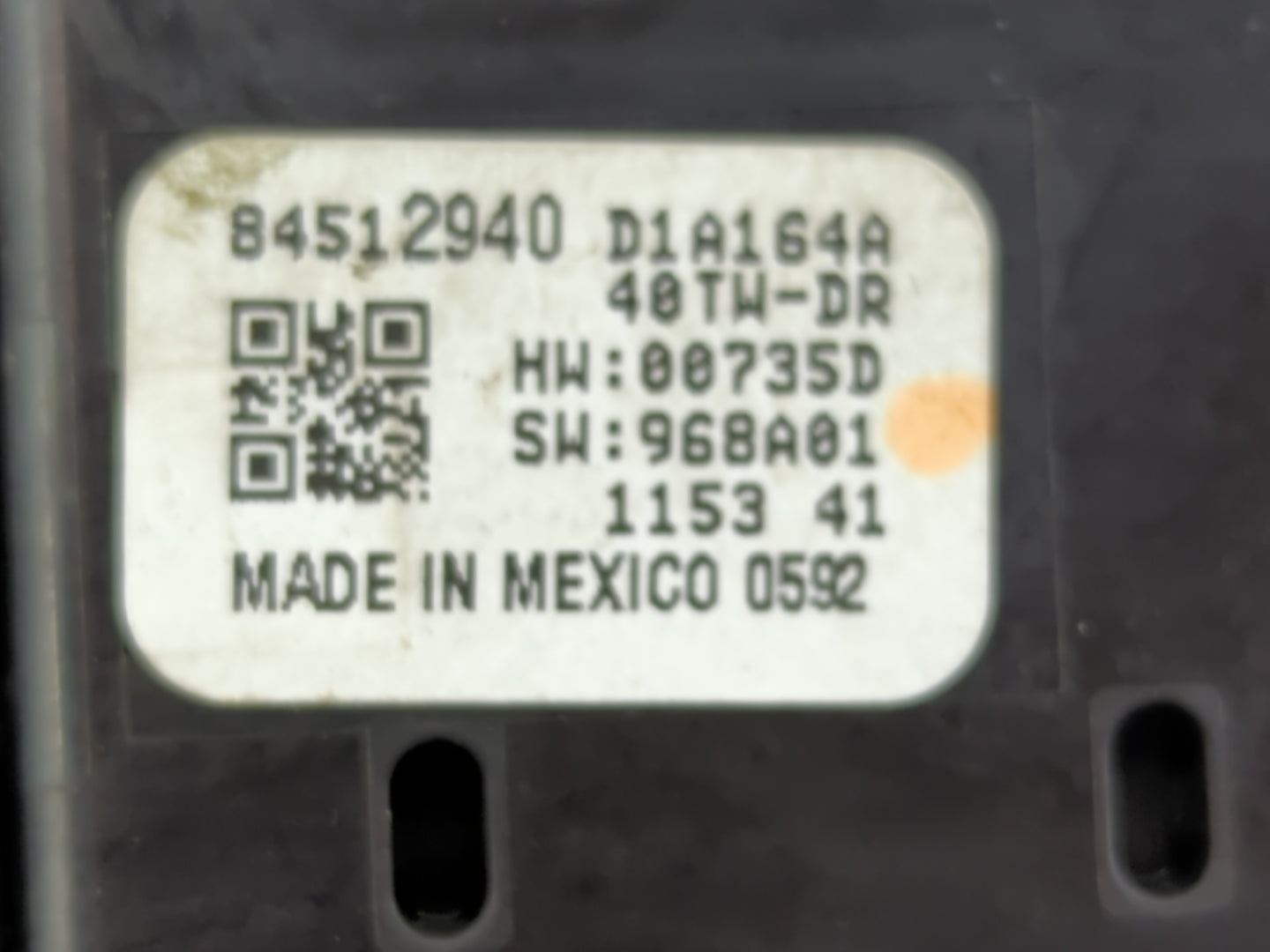 2021 Chevrolet Traverse Master Power Window Switch Replacement Driver Side Left P/N:84512940 Fits Fits 2019 2020 2022 OEM Us