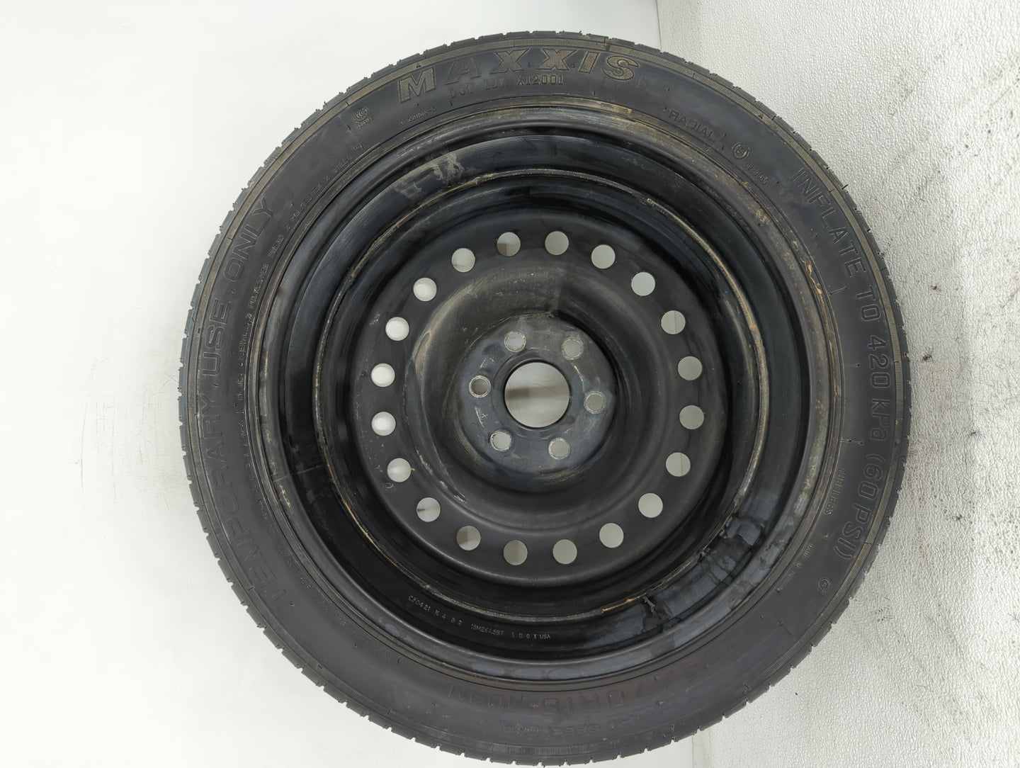 2018-2022 Chevrolet Traverse Spare Donut Tire Wheel Rim Oem - Oemusedautoparts1.com