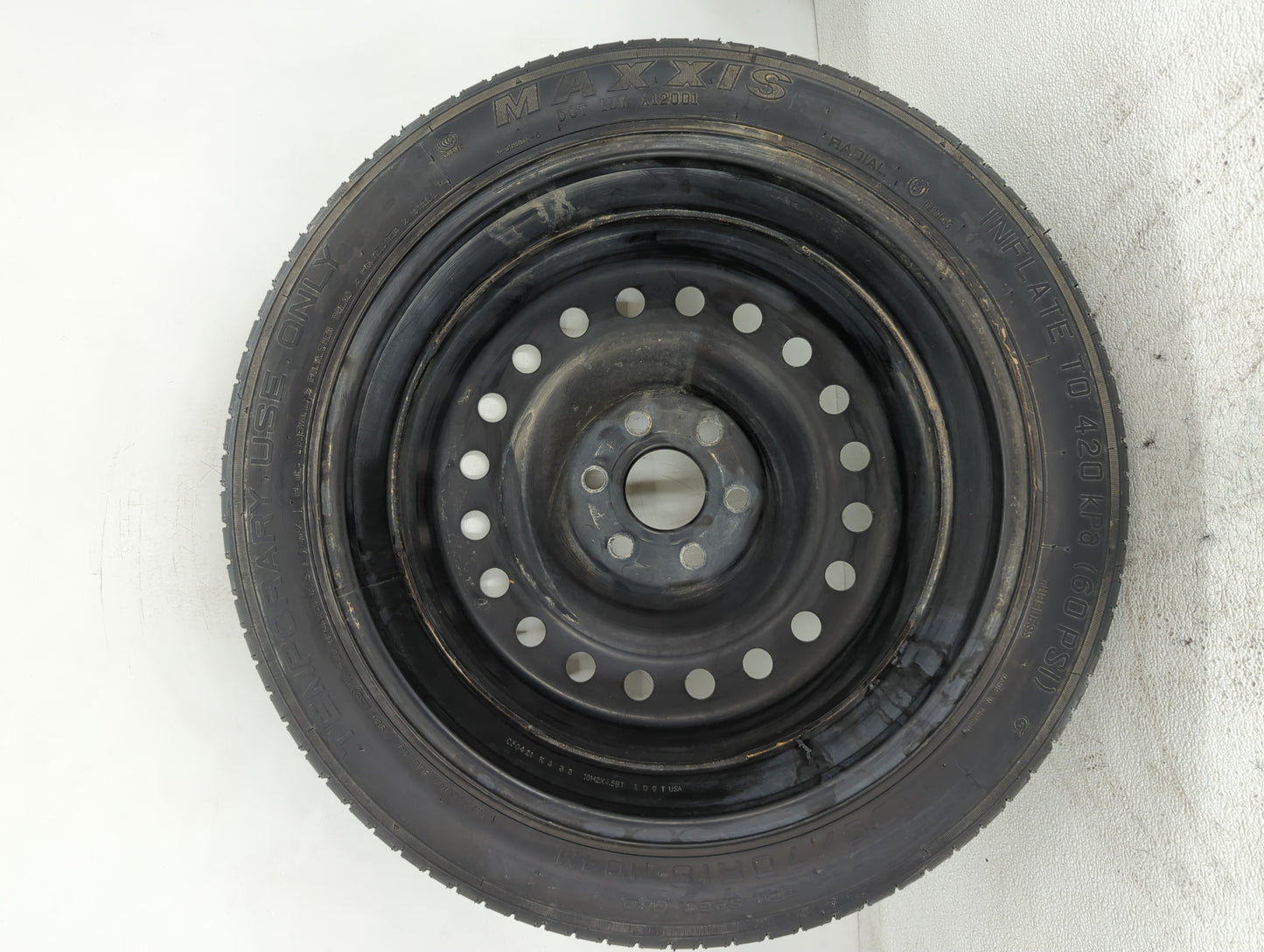2018-2022 Chevrolet Traverse Spare Donut Tire Wheel Rim Oem - Oemusedautoparts1.com