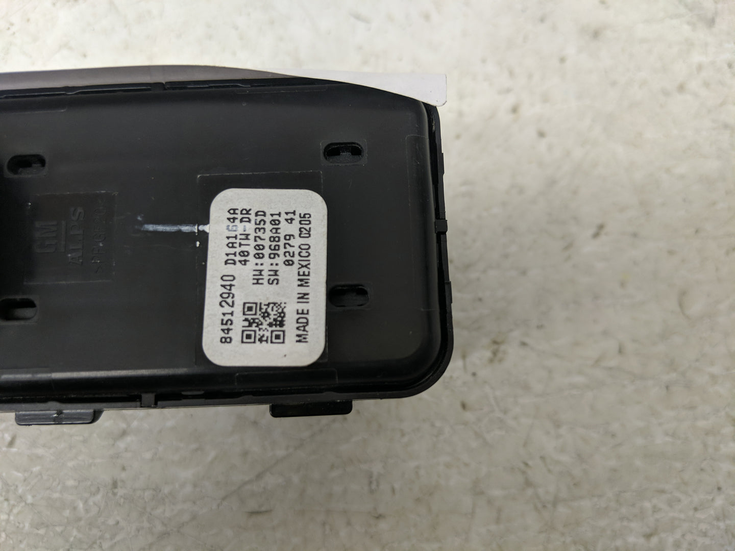 2021-2022 Chevrolet Traverse Master Power Window Switch Replacement Driver Side Left P/N:84512940 Fits OEM Used Auto Parts -