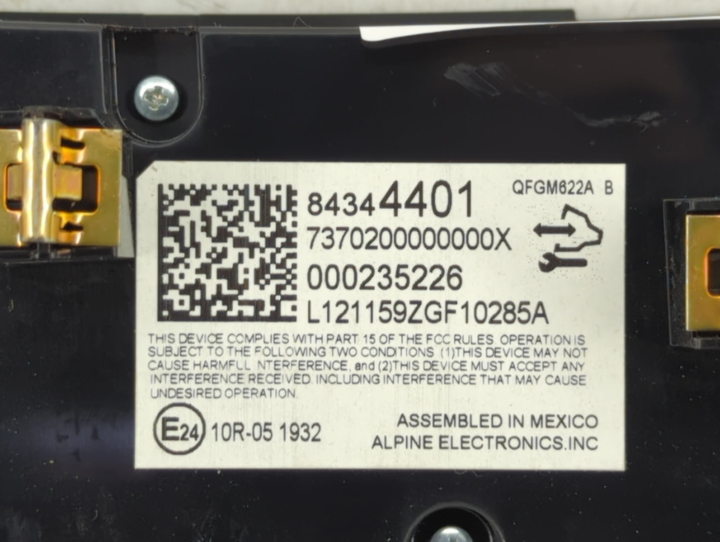 2018-2022 Chevrolet Traverse Climate Control Module Temperature AC/Heater Replacement P/N:84344401 Fits OEM Used Auto Parts 