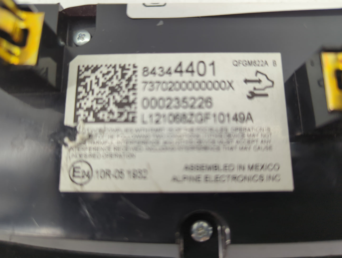 2018-2022 Chevrolet Traverse Climate Control Module Temperature AC/Heater Replacement P/N:84344401 Fits OEM Used Auto Parts 