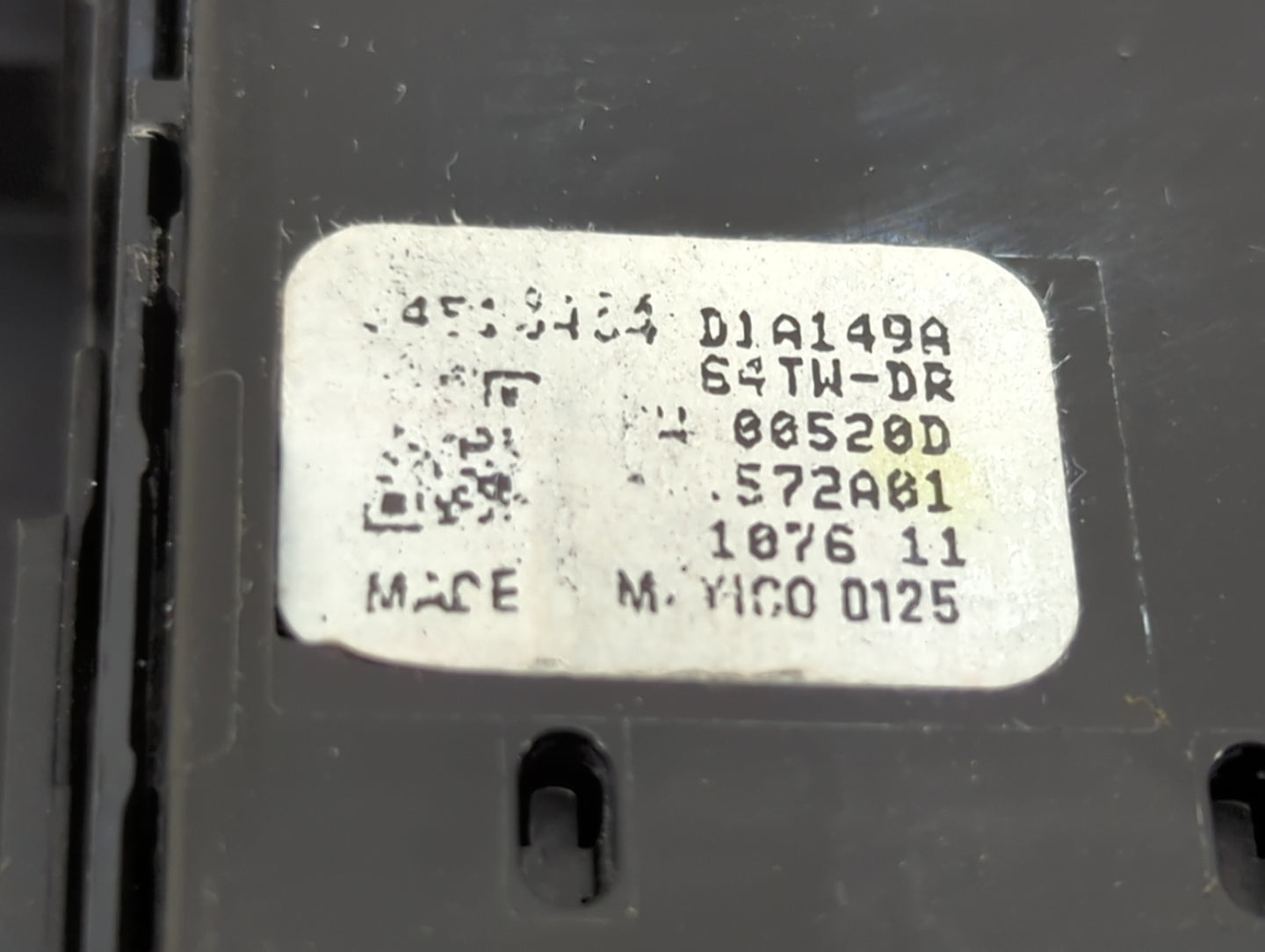 2021 Chevrolet Traverse Master Power Window Switch Replacement Driver Side Left P/N:D1A149A 64TW-DR, 00520D, 572A01 Fits OEM