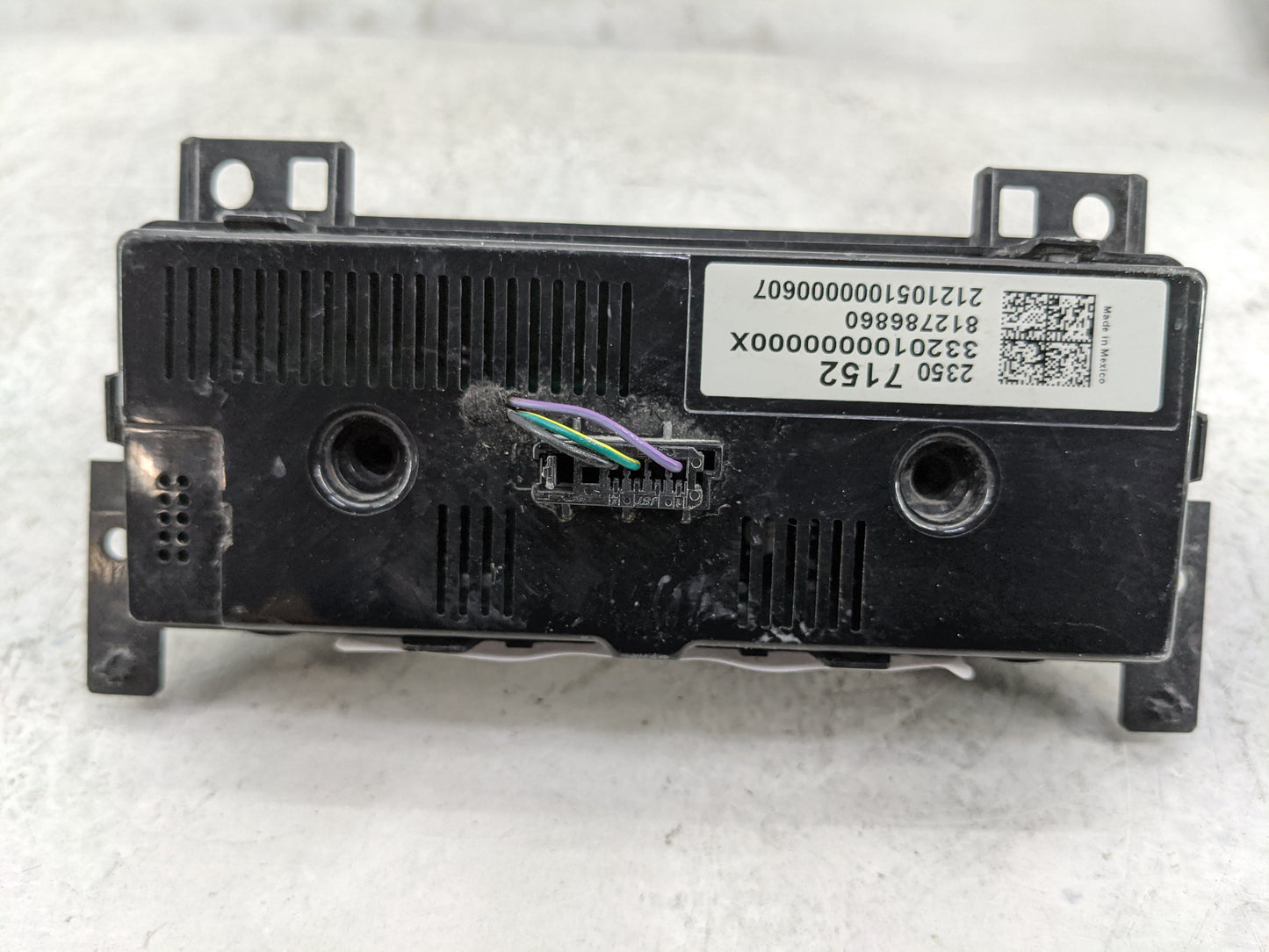 2018-2022 Chevrolet Traverse Climate Control Module Temperature AC/Heater Replacement P/N:23507152 3320100000X Fits OEM Used